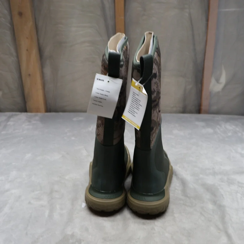 Under Armour Mens 9 Boots Camo Mud Freek Storm Proof Rubber Hunting Outdoor NEW
